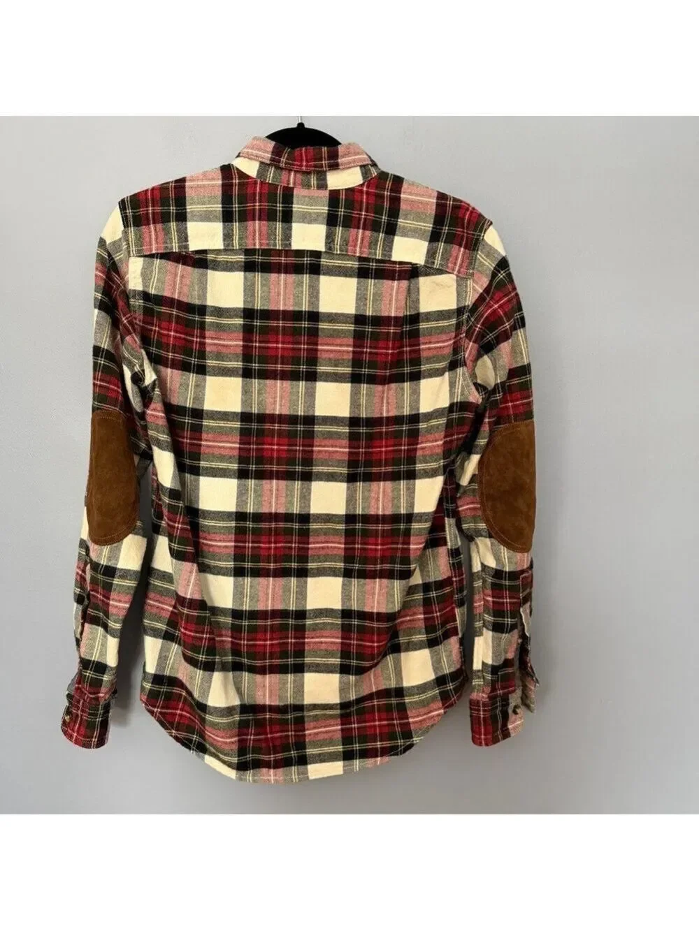 J.Crew Flannel Shirt with Elbow Patches Size Small